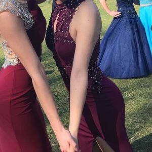 Maroon Prom Dress